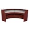 Regency 49 in D X 45.5 in H, 124.5 in W X Wood, Plexi, Mahogany 77312MH - alternate 4